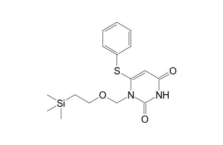 1-(2-trimethylsilyl)ethoxymethyl-6-(phenylthio)uracil