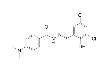 p-(dimethylamino)benzoic acid, (3,5-dichlorosalicylidene)hydrazide