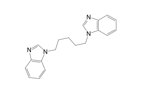 1,1'-pentane-1,5-diylbis-1H-benzimidazole