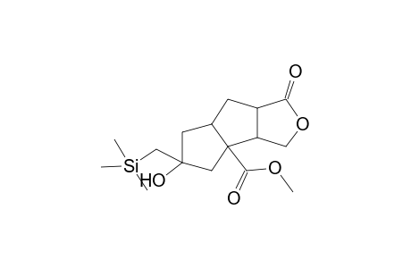 Methyl octahydro-5-hydroxy-1-oxo-5-[(trimethylsilyl)methyl]pentaleno[1,2-c]furan-3b(1H)-carboxylate