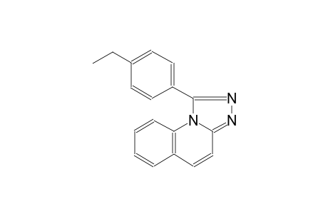 [1,2,4]triazolo[4,3-a]quinoline, 1-(4-ethylphenyl)-