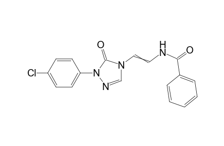 N-{2-[1-(4-Chlorophenyl)-5-oxo-1,5-dihydro-[1,2,4]triazol-4-yl]vinyl}benzamide