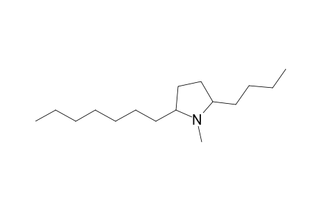 N-Methyl-2-butyl-5-heptylpyrrolidine