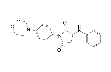2,5-pyrrolidinedione, 1-[4-(4-morpholinyl)phenyl]-3-(phenylamino)-