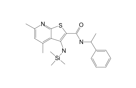 3-Amino-4,6-dimethyl-N-(1-phenylethyl)thieno[2,3-B]pyridine-2-carboxamide, tms