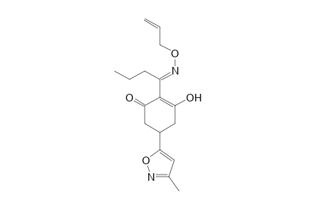 2-Cyclohexen-1-one, 3-hydroxy-5-(3-methyl-5-isoxazolyl)-2-[1-[(2-propenyloxy)imino]butyl] -