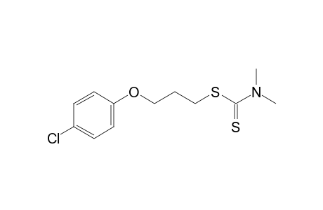 dimethyldithiocarbamic acid, 3-(p-chlorophenoxy)propyl ester