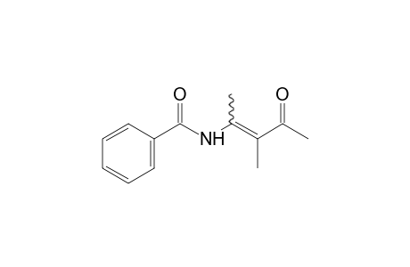 N-(1,2-dimethyl-3-oxo-1-butenyl)benzamide