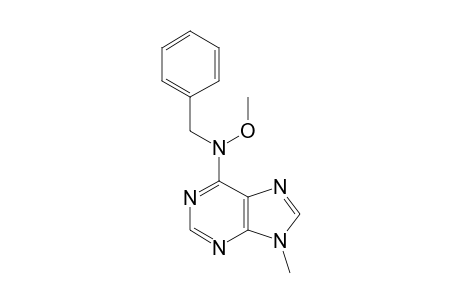 N(6)-Benzyl-N(6)-methoxy-9-methyl-9H-purin-6-amine