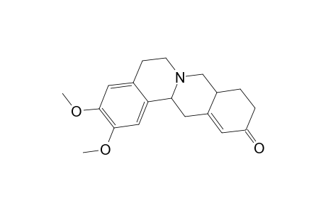 11H-Dibenzo[a,g]quinolizin-11-one, 5,6,8,8a,9,10,13,13a-octahydro-2,3-dimethoxy-