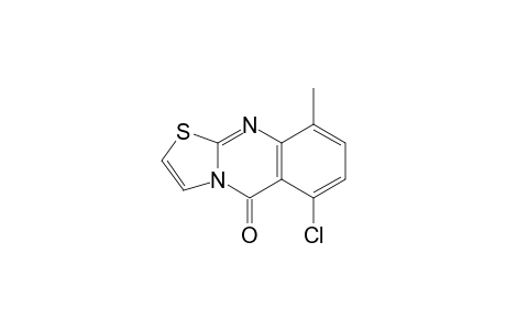 5H-Thiazolo[2,3-b]quinazolin-5-one, 6-chloro-9-methyl-