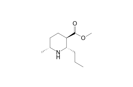 Methyl (2S,3R,6R)-6-methyl-2-propylpiperidine-3-carboxylate