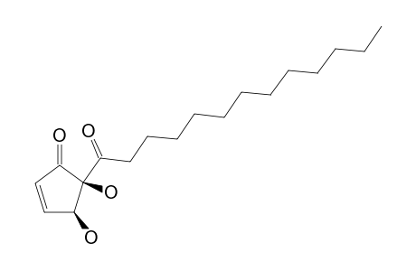 HYGROPHORONE-C-(12);CIS-4,5-DIHYDROXY-5-TRIDECANOYL-2-CYCLOPENTEN-1-ONE