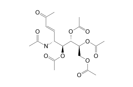 (E)-6,7,8,9-TETRA-O-ACETYL-5-N-ACETYLAMINO-1,3,4,5-TETRADEOXY-D-GLUCO-NON-3,4-EN-ULOSE