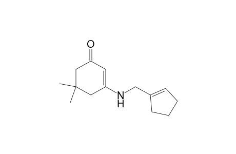 2-Cyclohexen-1-one, 3-[(1-cyclopenten-1-ylmethyl)amino]-5,5-dimethyl-