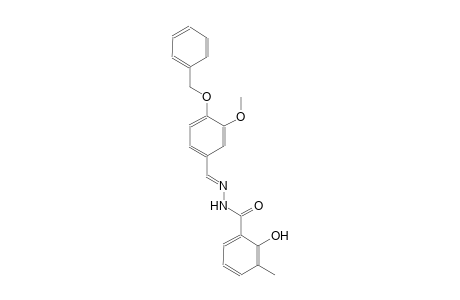 benzoic acid, 2-hydroxy-3-methyl-, 2-[(E)-[3-methoxy-4-(phenylmethoxy)phenyl]methylidene]hydrazide