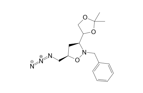 (3.alpha.,5.beta.)-3-(2',2'-Dimethyl-1',3'-dioxolan-4'-yl)-5-(azidomethyl)-2-(phenylmethyl)-isoxazolidine
