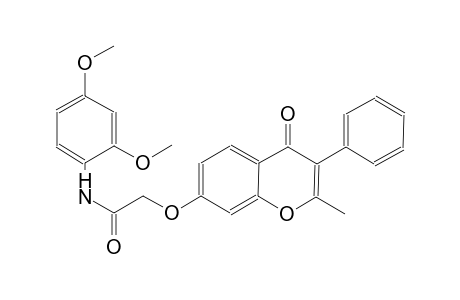 acetamide, N-(2,4-dimethoxyphenyl)-2-[(2-methyl-4-oxo-3-phenyl-4H-1-benzopyran-7-yl)oxy]-