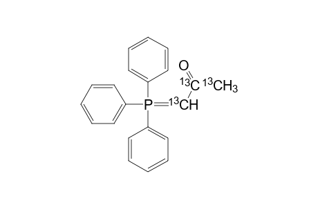 1-Triphenylphosphoranyylidene-13C3-2-propanone