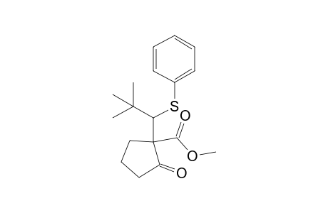 Methyl 2-oxo-1-( 2',2'-dimethyl-1'-phenylthiopropyl)cyclopentanecarboxylate