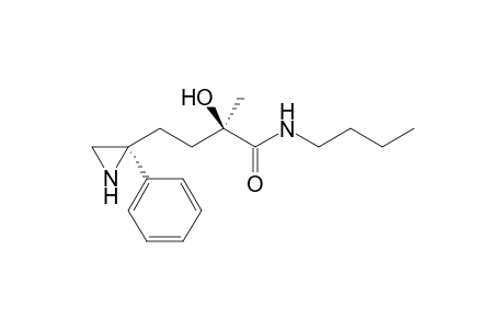 (R)-N-Butyl-2-hydroxy-2-methyl-4-((S)-2-phenyl-aziridin-2-yl)-butyramide