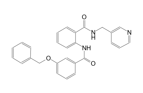 benzamide, 2-[[3-(phenylmethoxy)benzoyl]amino]-N-(3-pyridinylmethyl)-