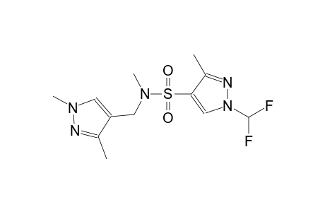 1H-pyrazole-4-sulfonamide, 1-(difluoromethyl)-N-[(1,3-dimethyl-1H-pyrazol-4-yl)methyl]-N,3-dimethyl-