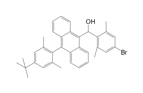 [9-{10-(4-t-Butyl-2,6-dimethyl)phenyl}anthryl](4-bromo-2,6-dimethylphenyl)methanol