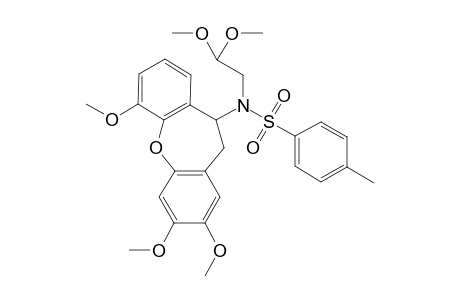 10-(N-Tosylaminoacetaldehydedimethylacetal)-10,11-dihydro-2,3,6-trimethoxydibenz(b,f)oxepin