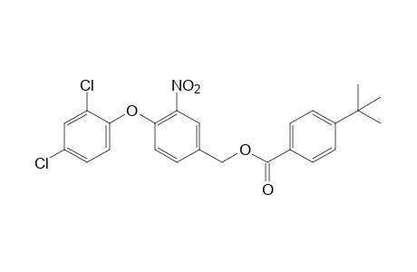 4-(2,4-dichlorophenoxy)-3-nitrobenzyl alcohol, p-tert-butylbenzoate