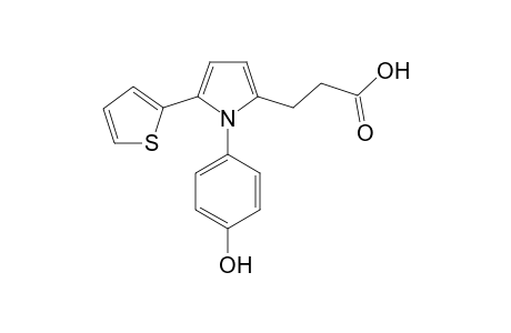 3-[1-(4-hydroxyphenyl)-5-(2-thienyl)pyrrol-2-yl]propanoic acid