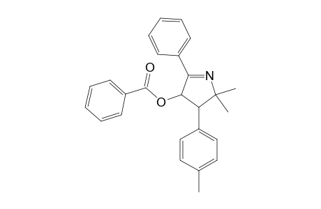 3-BENZOYLOXY-5,5-DIMETHYL-2-PHENYL-4-(PARA-TOLYL)-1-PYRROLINE