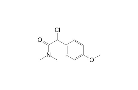 2-chloro-2-(4-methoxyphenyl)-N,N-dimethylacetamide