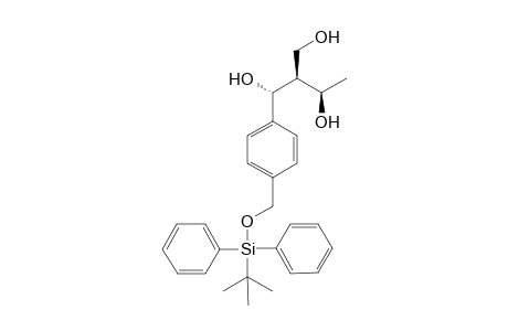 (1R,2S,3R)-1-[4'-{[(t-Butyl)diphenylsilyloxy]methyl}phenyl}-2-hydroxymethylbutane-1,3-diol
