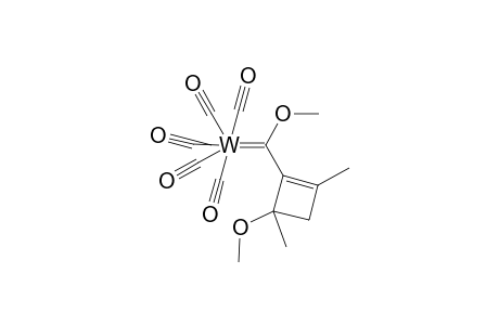 2-[Methoxymethylene(pentacarbonyl)tungsten]-3-methoxy-1,3-dimethylcyclobut-1-ene complex