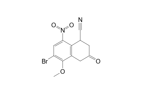 6-Bromanyl-5-methoxy-8-nitro-3-oxidanylidene-2,4-dihydro-1H-naphthalene-1-carbonitrile