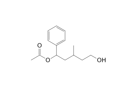 (anti)-3-Methyl-5-hydroxy-1-phenylpentyl acetate