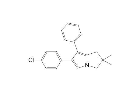6-(4-Chlorophenyl)-2,2-dimethyl-7-phenyl-1,3-dihydropyrrolizine