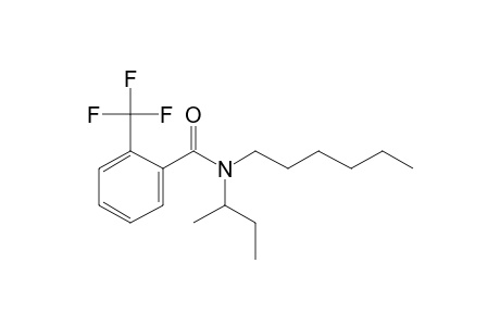 Benzamide, 2-trifluoromethyl-N-(2-butyl)-N-hexyl-