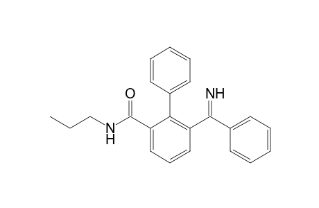 1-N-propyl-carbamoyl-2-phenyl-phenylimidomethyl-benzene