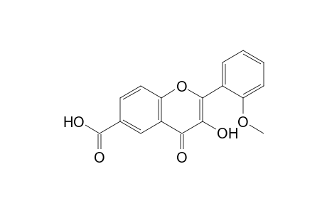3-hydroxy-2-(o-methoxyphenyl)-4-oxo-4H-1-benzopyran-6-carboxylic acid