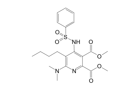 Dimethyl 5-Butyl-6-(dimethylamino)-4-[(4-phenylsulfonyl)amino]pyridine-2,3-dicarboxylate