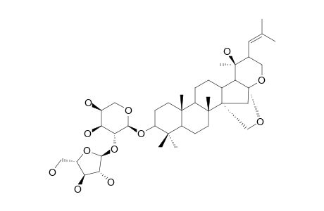 BACOPASAPONIN-B;3-O-[ALPHA-L-ARABINOFURANOSYL-(1->2)-ALPHA-L-ARABINOPYRANOSYL]-PSEUDOJUJUBOGENIN