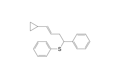 [(E)-4-cyclopropyl-1-phenyl-but-3-enyl]sulfanylbenzene