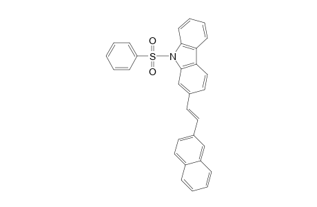 2-[(E)-2-naphthalen-2-ylethenyl]-9-(phenylsulfonyl)carbazole