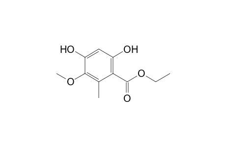 ethyl 4,6-dihydroxy-3-methoxy-2-methylbenzoate