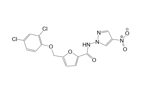 5-[(2,4-dichlorophenoxy)methyl]-N-(4-nitro-1H-pyrazol-1-yl)-2-furamide