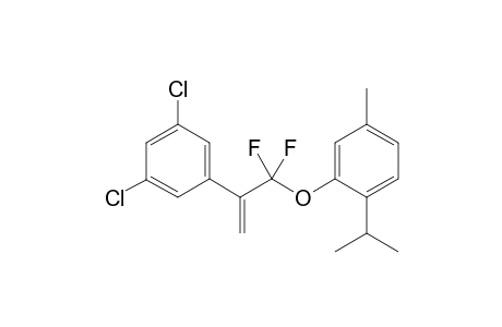 1,3-dichloro-5-[1-[difluoro-(2-isopropyl-5-methyl-phenoxy)methyl]vinyl]benzene