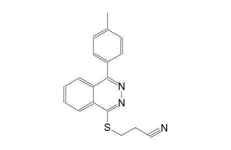 3-{[4-(4-methylphenyl)-1-phthalazinyl]sulfanyl}propanenitrile