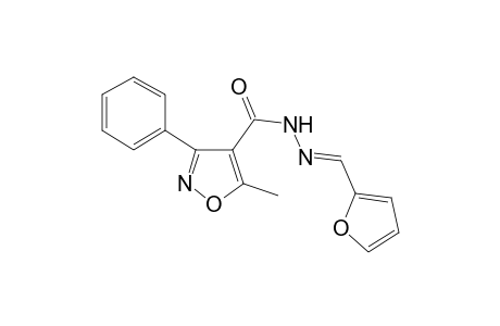 N'-[(E)-2-Furylmethylidene]-5-methyl-3-phenyl-4-isoxazolecarbohydrazide